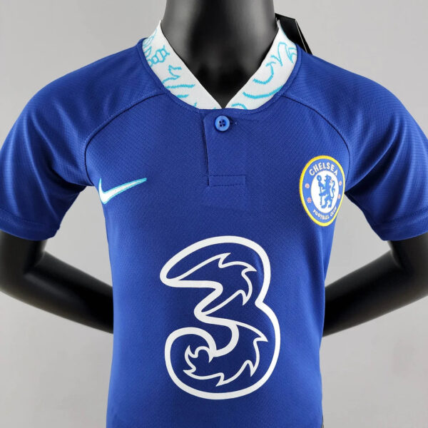 Chelsea 2022/2023 Home Football Jersey Kids Size - Image 5