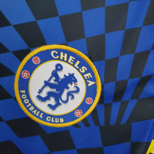 Chelsea 2021-2022 Training Suit Blue And Yellow - Image 6