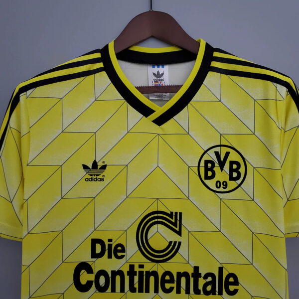 Dortmund 1988/1989 Retro Home Football Jersey - Image 4