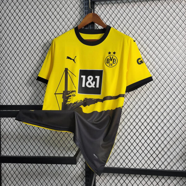 Dortmund 2023/2024 Home Football Jersey - Image 5