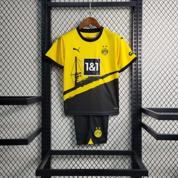 Dortmund 2023/2024 Home Football Jersey Kids Size