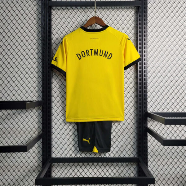 Dortmund 2023/2024 Home Football Jersey Kids Size - Image 6