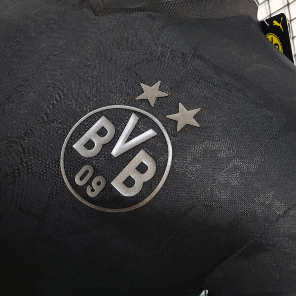 Dortmund 2023 Player Version Blackout Special Edition Black Football Jersey - Image 5