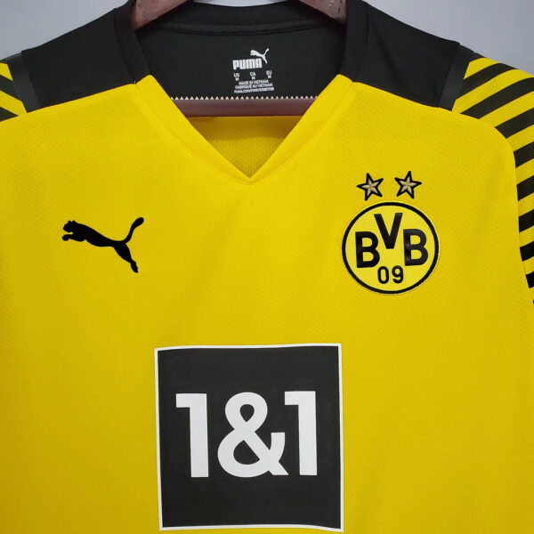 Dortmund 2021/2022 Home Football Jersey - Image 4