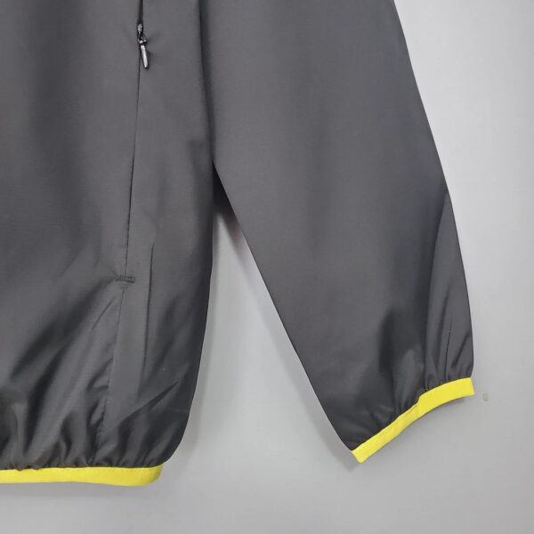 Dortmund 2021/2022 Windbreaker Black-Grey Jersey - Image 7