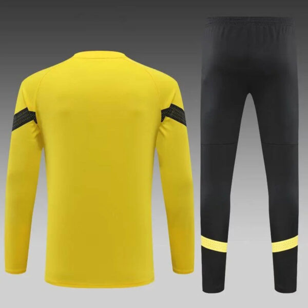 Dortmund 2022/2023 Half-Pull Training Suit Yellow Football Jersey Set - Image 2