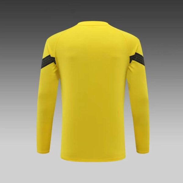 Dortmund 2022/2023 Half-Pull Training Suit Yellow Football Jersey Set - Image 4