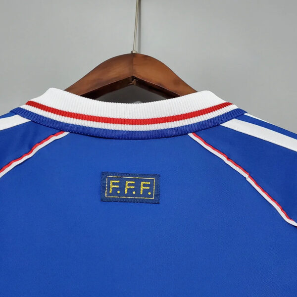 France 1998 Retro Home Football Jersey - Image 8