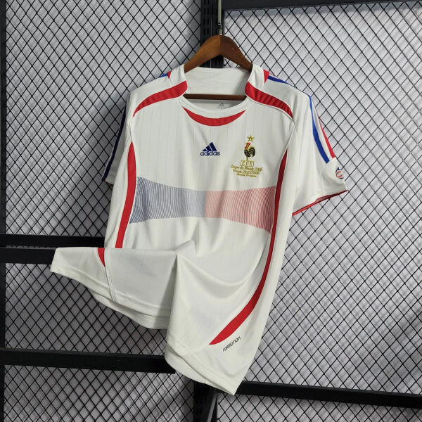 France 2006 Retro Away Football Jersey - Image 5