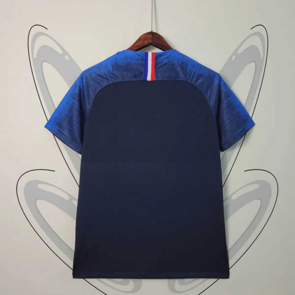 France 2018 Retro Home Football Jersey - Image 2